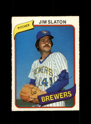 1980 JIM SLATON O-PEE-CHEE #10 BREWERS *R8799