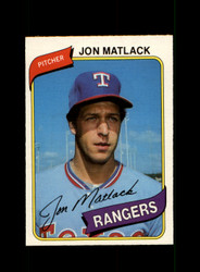 1980 JON MATLACK O-PEE-CHEE #312 RANGERS *R8803