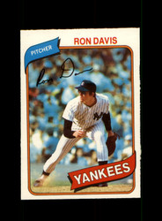 1980 RON DAVIS O-PEE-CHEE #101 YANKEES *R8804