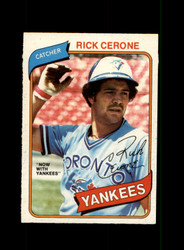 1980 RICK CERONE O-PEE-CHEE #311 YANKEES *R8823