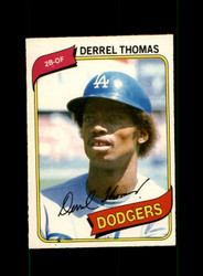 1980 DERREL THOMAS O-PEE-CHEE #9 DODGERS *R8828