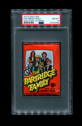 1971 PARTRIDGE FAMILY O-PEE-CHEE WAX PACK 1ST SERIES PSA 8