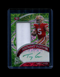 2021 TREY LANCE SPECTRA RPA /25 ROOKIE PATCH AUTO 49ERS *R7002