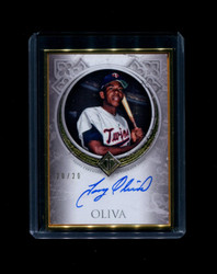 2023 TONY OLIVA TOPPS TRANSCENDENT /20 GOLD FRAMED AUTO *R7006