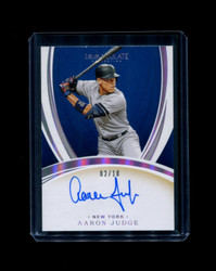 2020 AARON JUDGE IMMACULATE /10 YANKEES AUTO *R7011