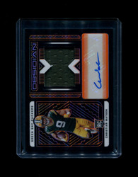 2022 CHRISTIAN WATSON OBSIDIAN /99 ROOKIE PATCH AUTO PACKERS *R7015