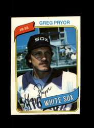 1980 GREG PRYOR O-PEE-CHEE #91 WHITE SOX *R8840