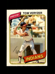 1980 TOM VERYZER O-PEE-CHEE #145 INDIANS *R8845