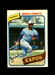 1980 WARREN CROMARTIE O-PEE-CHEE #102 EXPOS *R8852