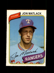 1980 JON MATLACK O-PEE-CHEE #312 RANGERS *R8870