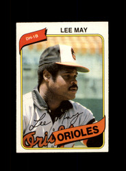 1980 LEE MAY O-PEE-CHEE #255 ORIOLES *R8897