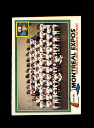 1981 MONTREAL EXPOS O-PEE-CHEE #268 EXPOS TEAM CARD *R8906