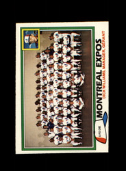 1981 MONTREAL EXPOS O-PEE-CHEE #268 EXPOS TEAM CARD *R8907