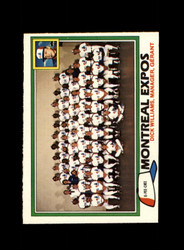 1981 MONTREAL EXPOS O-PEE-CHEE #268 EXPOS TEAM CARD *R8908