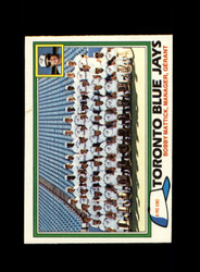 1981 TORONTO BLUE JAYS O-PEE-CHEE #331 BLUE JAYS TEAM CARD *R8909