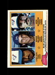 1981 LEAL MILNER SCHROM O-PEE-CHEE #238 BLUE JAYS FUTURE STARS *R8918