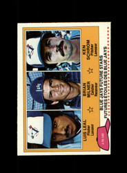 1981 LEAL MILNER SCHROM O-PEE-CHEE #238 BLUE JAYS FUTURE STARS *R8920