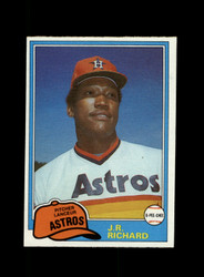 1981 J.R. RICHARD O-PEE-CHEE #350 ASTROS GRAY BACK *R8932