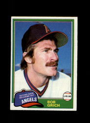 1981 BOB GRICH O-PEE-CHEE #182 ANGELS GRAY BACK *R8946