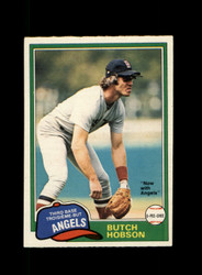 1981 BUTCH HOBSON O-PEE-CHEE #7 ANGELS *R8954