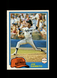 1981 JOE SAMBITO O-PEE-CHEE #334 ASTROS *R8971