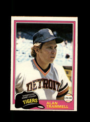 1981 ALAN TRAMMELL O-PEE-CHEE #133 TIGERS *R8980