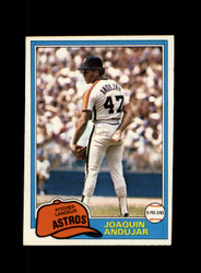 1981 JOAQUIN ANDUJAR O-PEE-CHEE #329 ASTROS *R8983