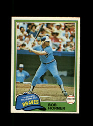 1981 BOB HORNER O-PEE-CHEE #355 BRAVES *R8986