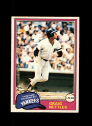 1981 GRAIG NETTLES O-PEE-CHEE #365 YANKEES *R8987