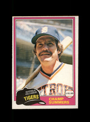 1981 CHAMP SUMMERS O-PEE-CHEE #27 TIGERS *R8992