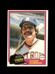 1981 CHAMP SUMMERS O-PEE-CHEE #27 TIGERS *R8993