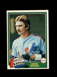 1981 CHRIS SPEIER O-PEE-CHEE #97 EXPOS *R9001