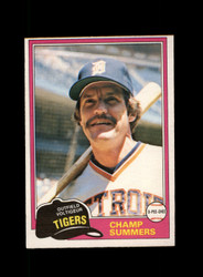 1981 CHAMP SUMMERS O-PEE-CHEE #27 TIGERS *R9002