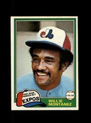 1981 WILLIE MONTANEZ O-PEE-CHEE #63 EXPOS *R9003