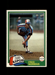 1981 FRED NORMAN O-PEE-CHEE #183 EXPOS *R9005