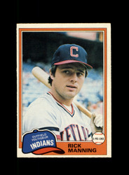 1981 RICK MANNING O-PEE-CHEE #308 INDIANS *R9029