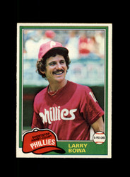 1981 LARRY BOWA O-PEE-CHEE #120 PHILLIES *R9032