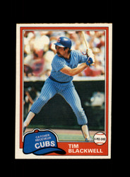 1981 TIM BLACKWELL O-PEE-CHEE #43 CUBS *R9037