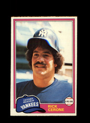 1981 RICK CERONE O-PEE-CHEE #335 YANKEES *R9045