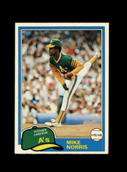 1981 MIKE NORRIS O-PEE-CHEE #55 A'S *R9049