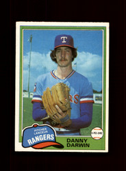 1981 DANNY DARWIN O-PEE- CHEE #22 RANGERS *R9050