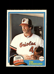 1981 TIM STODDARD O-PEE-CHEE #91 ORIOLES *R9072