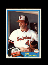 1981 TIM STODDARD O-PEE-CHEE #91 ORIOLES *R9073