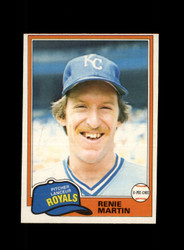 1981 RENIE MARTIN O-PEE-CHEE #266 ROYALS *R9102