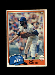 1981 PAT ZACHRY O-PEE-CHEE #224 METS *R9120