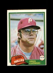 1981 GREG LUZINSKI O-PEE-CHEE #270 PHILLIES GRAY BACK *R9122