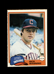 1981 RICK MANNING O-PEE-CHEE #308 INDIANS *R9123