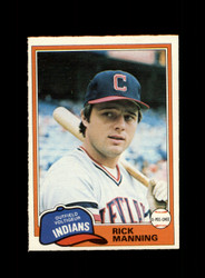 1981 RICK MANNING O-PEE-CHEE #308 INDIANS *R9124