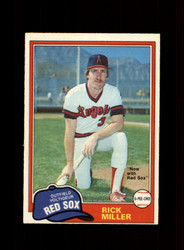 1981 RICK MILLER O-PEE-CHEE #239 RED SOX *R9135