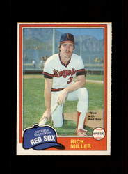 1981 RICK MILLER O-PEE-CHEE #239 RED SOX *R9136